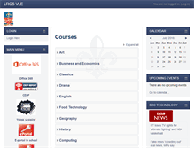 Tablet Screenshot of lrgs.lunsvle.co.uk